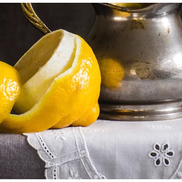 'Lemon juice' is a reference to the Old Dutch Masters of the 17th century. In that Golden Age the painters showed their...