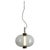 Bai T Ma Ma Bronze Light with Grey Glass Diffuser by Neri & Hu for Parachilna For Sale - Image 9 of 9