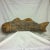 Hand-carved from reclaimed wood, this rustic fish sculpture recreates early 20th-century Chinese folk art designs. The...