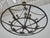 Metal Large French Industrial Iron Chandelier With 12 Lights, Circa 1920 - Us Wired For Sale - Image 7 of 18