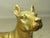 Figurative Vintage Gilt Metal Doberman Figurine For Sale - Image 3 of 16