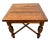 Wood Early 20th Century English Tudor Expansion Table Turned Baluster Legs Quarter Sawn Oak, X-Stretcher 1a For Sale - Image 7 of 16