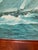 1950s Johannes Holst Sailboat in Wind Original Artwork, Signed Circa 1959 For Sale - Image 5 of 12
