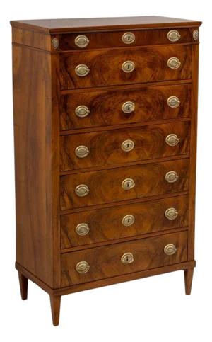 Early 19th Century Tall Chest of Drawers, Vienna