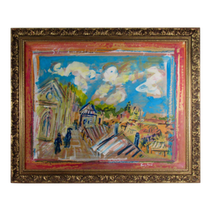 Wayne Ensrud Saint Emilion C. 1970 Painting