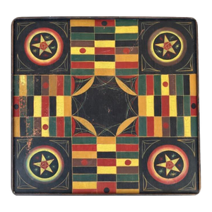 Mid Nineteenth Century Parcheesi Gameboard