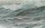 Patrick von Kalckreuth. Large seascape with crashing waves. Oil on canvas. Signed lower right. Label on reverse by the...