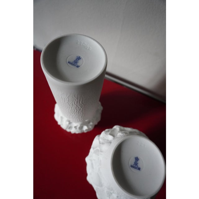 Vintage German Vases in Biscuit Porcelain from AK Kaiser, 1960s, Set of 6 For Sale - Image 13 of 14