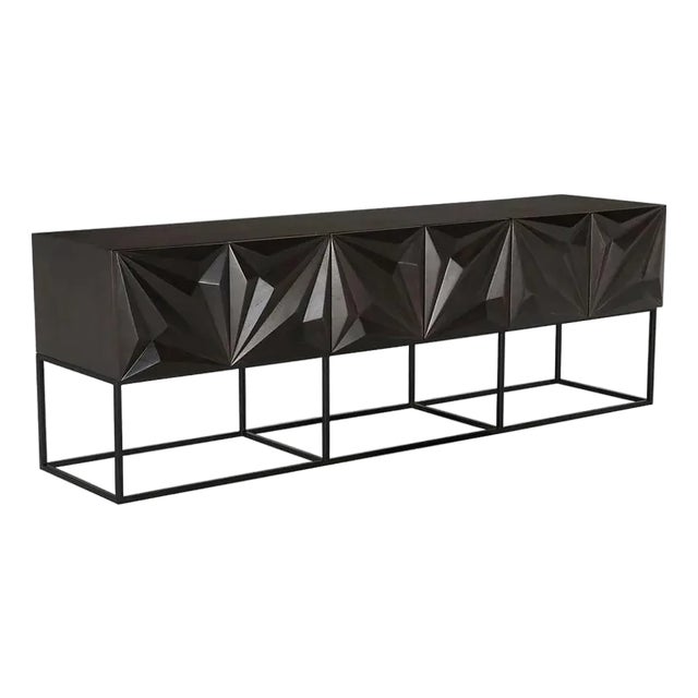 NOIR Zurich Console in Ebony, XL For Sale