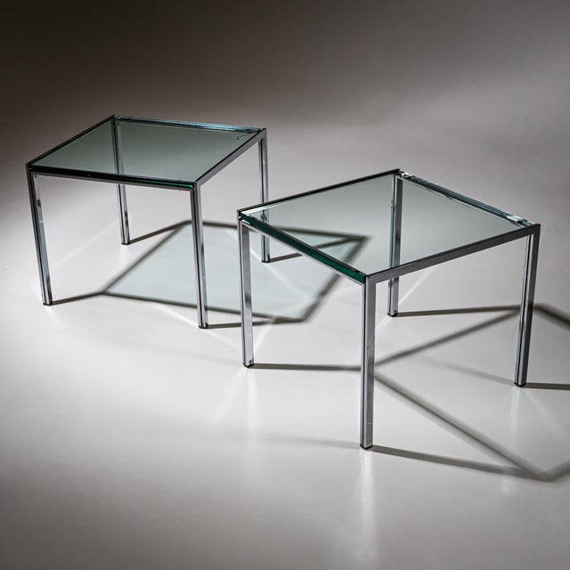 Metal Luar Series Coffee Tables by Ross Littell for ICF De Padova, Italy, 1960s, Set of 2 For Sale - Image 7 of 7