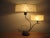 Mid 20th Century Mid Century Brass Metal Two Original Shade Table Lamp For Sale - Image 5 of 12