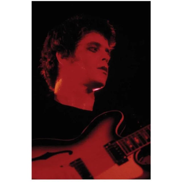 Lou Reed - Limited Edition Mick Rock Estate Print Lou Reed in concert, 1972 (photo Mick Rock). All prints are numbered by...