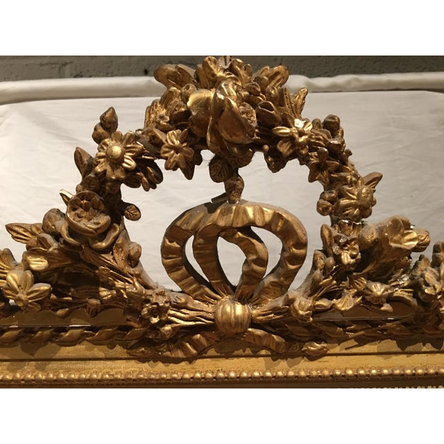 French Louis XVI Style Mirror For Sale - Image 3 of 9