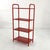 Red Red Standing Shelf in Perforated Metal, 1980s For Sale - Image 8 of 8