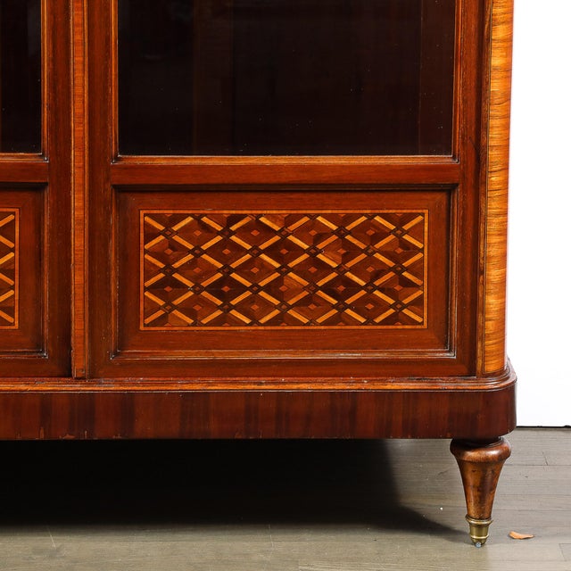 Antique Louis XVI Inlaid Exotic Woods & Gilt Bronze Accent Cabinet For Sale In New York - Image 6 of 16