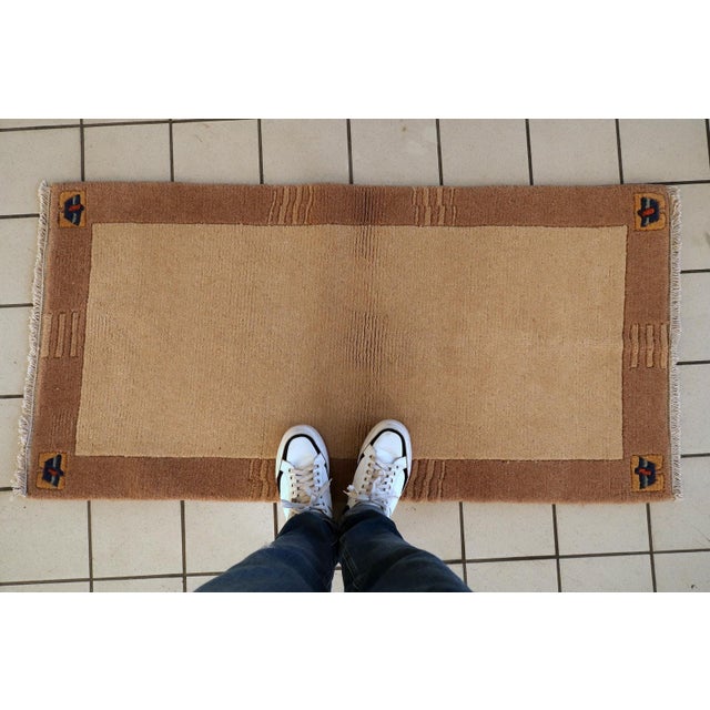 1960s, Vintage Tibetan Khaden Rug 2 X 4 For Sale - Image 4 of 15