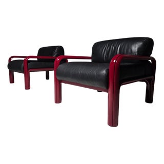 Model 54 Lounge Chairs by Gae Aulenti for Knoll, Italy, 1975, Set of 2 For Sale