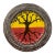 2001 John E. Buck Signed Original Tree of Life Ceramic Art Plate For Sale
