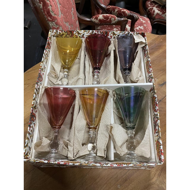 Vintage Hungarian Crystal Glasses, 1958, Set of 6 For Sale - Image 8 of 12
