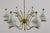 Mid-Century Italian Six Lights Gold and Ivory Chandelier attributed to Stilnovo, 1960s For Sale - Image 15 of 17