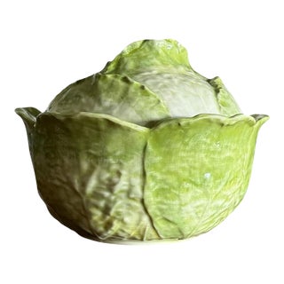 Cabbage Leaf Tureen For Sale