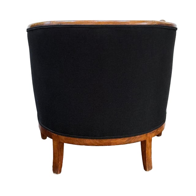 Pair of French Lounge Chairs in the Art Deco Style (Individually Priced) For Sale In Austin - Image 6 of 17