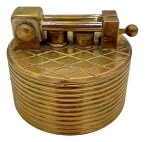 Mid-Century "Brilux" for Dunhill Brass Lift-Arm Table Lighter, Switzerland