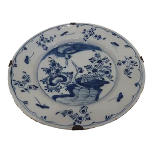 18th Century Delft Tin Glazed Plate