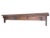 Vintage Farmhouse English Cottage Wooden Wall Shelf With Peg Hooks For Sale - Image 17 of 17