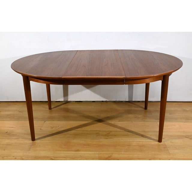 Scandinavian Teak Dining Room Table, 1970s For Sale - Image 16 of 18