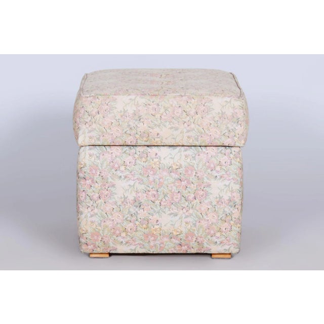 Czech Art Deco Stool, 1930s For Sale - Image 8 of 9