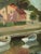 Mid-Century Modern 'Houses by the Canal' Swdish Expressionist Landscape Oil Painting, Framed For Sale - Image 11 of 12