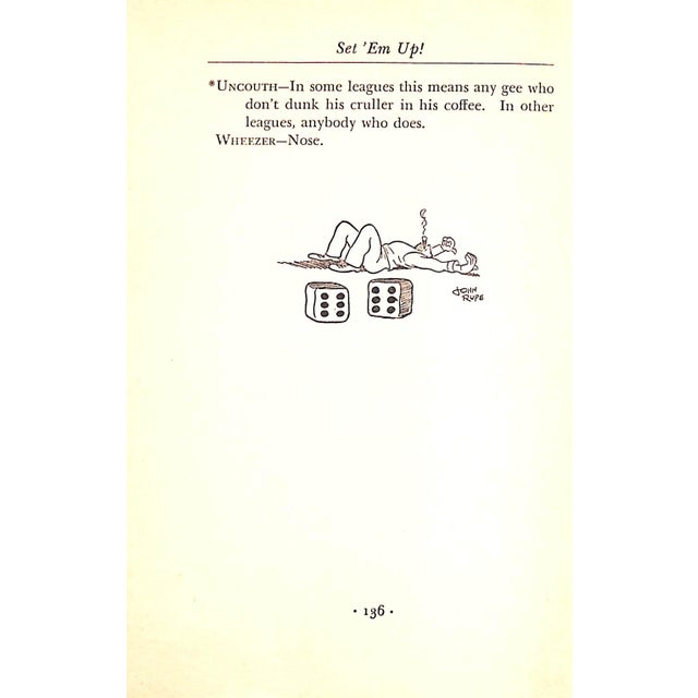 Paper "Set Em' Up" 1939 Madden, Joe (The Markee) (Inscribed) For Sale - Image 7 of 9