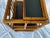 1960s Vintage Faux Bamboo Bar Cart/Magazine Rack With Ebonized Wood Shelves For Sale - Image 5 of 13