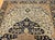 19th Century Persian Farahan Sarouk Rug, Hand-Knotted Wool, Floral Medallion Pattern, Ivory & Navy, 4x5 For Sale - Image 9 of 16