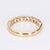 Modern Late 20th Century 14k Yellow Gold Wedding Band With 10 Round Brilliant Diamonds - Size 8.5 For Sale - Image 3 of 5