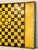 Early 20th Century 20th Century Folk Art Paint Decorated Game Board in Black and Mustard Yellow For Sale - Image 5 of 10