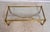 Mid-Century Modern Mid Century Modern Brass & Glass Coffee Table For Sale - Image 3 of 10