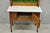 Antique English Arts & Crafts Birch Wood Green Tile Backsplash Washstand Server For Sale - Image 13 of 18