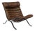 Vintage Ari Lounge Chair in Patinated Leather by Arne Norell, 1970s For Sale