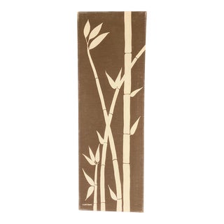 1980s Marushka Screen Printed Bamboo Art For Sale