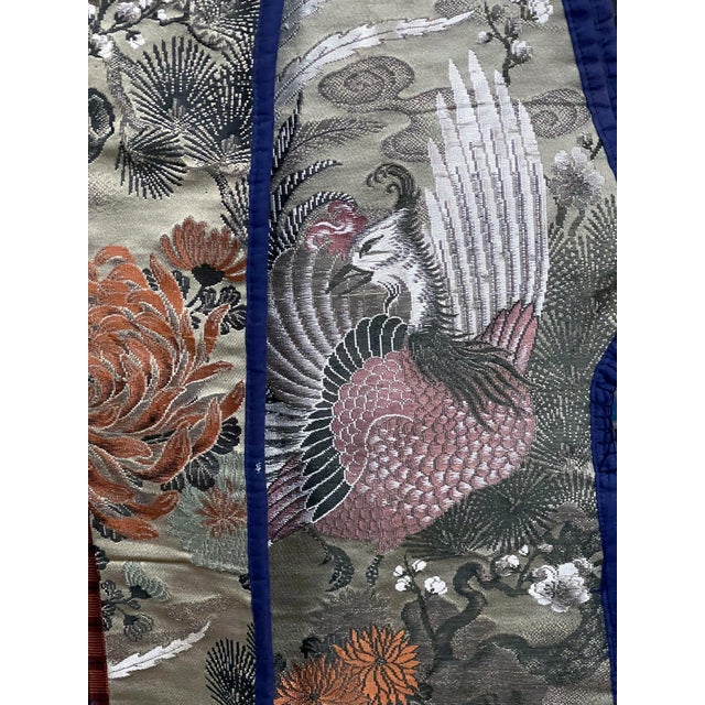 Japanese Ceremonial Brocade Jinbaori Vest Jacket For Sale - Image 17 of 18