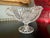 Vintage Clear Crystal Etched Floral Gravy Boat For Sale - Image 4 of 9