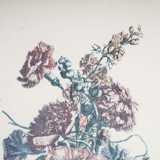 Unknown, Botanical Floral Print, 1940s, Wood For Sale - Image 3 of 5