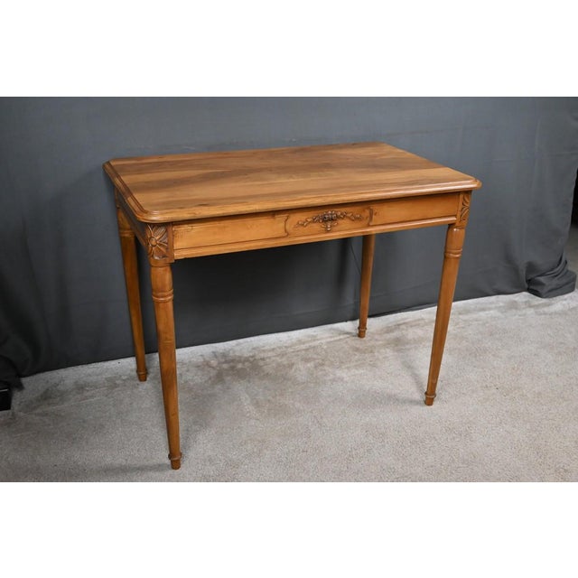 20th Century Walnut Desk from Henry Geneste, 1920s For Sale - Image 3 of 18