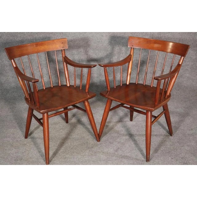 Mid-Century Modern Mid 20th Century Paul McCobb Style Spindle Chairs- Set of 6 For Sale - Image 3 of 8
