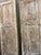1920s Antique Hand-Carved Wooden Door Panel – Distressed Whitewash Floral Barn Door 96x27 For Sale - Image 5 of 6