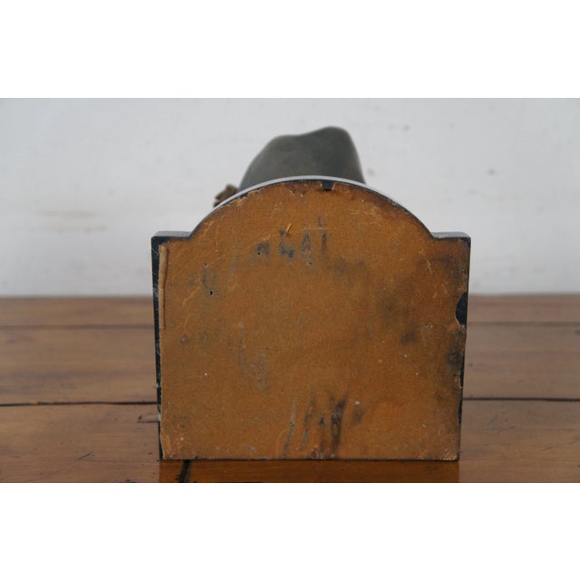 Antique Auguste Moreau French Bronze Seated Young Woman Sculpture For Sale - Image 12 of 13