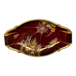 Carltonware Decorative Bowl With Spider Web Design