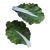 Ceramic Pair Cabbage Leaf Dishes by Studio Bongard For Sale